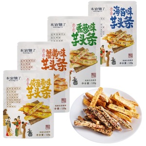 Ben chiêng E Le nóng bán nướng khô khoai môn giòn Gậy nhiều hương vị hộp đóng gói bán buôn - Product Image 2