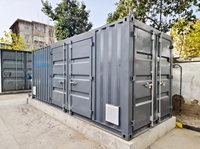 Station d'échange thermique préfabriquée extérieure pour le chauffage collectif, l'eau chaude sanitaire et les applications d'aggregats utilitaires