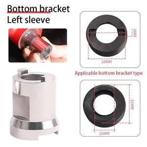 Herramienta de reparación de <span class=keywords><strong>bicicletas</strong></span> de eje inferior, removedor de soporte inferior de bicicleta con anillo de bloqueo de llave inglesa, llave de auriculares fija para uso en tienda - Product Image 3