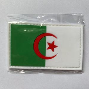 Алгерия Флаг страны патч Алгерия Флаги Алгерии ПВХ крюк и петля КРЕПЕЖНЫЕ патчи Алгерийские флаги Тактический Патч - Product Image 2