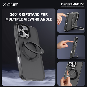 Custodia per cellulare X-ONE Premium con anello magnetico, design UAG, antiurto, rigida, per iPhone 18 17 16 Pro Max - Product Image 3