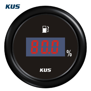 เกจวัดน้ำมันดิจิตอลกันน้ำ KUS IP67 รุ่นใหม่ ขนาด 52 มม. 12/24V 316SS 0~190 โอห์ม 0~100% สำหรับเรือและเครื่องกำเนิดไฟฟ้า - Product Image 2