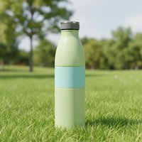 Bouteille isotherme portable en acier inoxydable 304 à double paroi de 650 ml, écologique, pour lait, sport et voyage, maintien thermique 6-12 heures