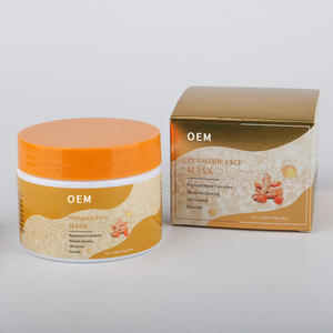 Face Factory Natural Turmeric Clay Retinol Vitamin C Herbal Deep Cleansing Oil Control Nourishing Face <b>Mask</b> for All Skin Types - Product Image 4