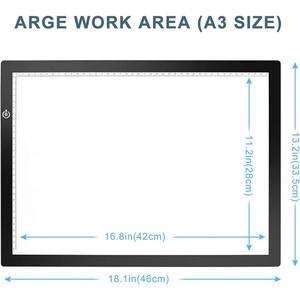 2023 LED Artist Stencil Board Tattoo Drawing Tracing LED Light Pad Graphic <b>Tablet</b> LED Tracing Light Board - Product Image 6