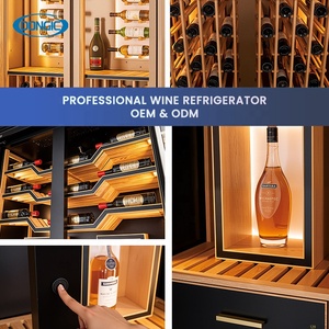 Vitrina Refrigerada de Lujo para Vino Tinto de Grado Comercial, Sistemas de Almacenamiento para Bodega, Refrigerador para Cigarros para Restaurantes y Bares Dgwcm01-eb - Product Image 2