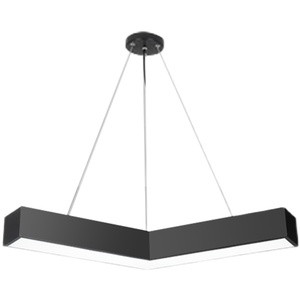 Lámpara Colgante LED en Forma de L para Oficina, Gimnasio, Pasillo, Estilo Industrial Simple, Diseño de Flecha, Cibercafé - Product Image 5