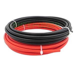 Lot of 50m 6mm2 PV <strong>Solar</strong> Cable in Red &amp; Black 25m Connecting Terminals Included Raw Material for <strong>Solar</strong> <strong>Panel</strong> <strong>System</strong> - Product Image 5