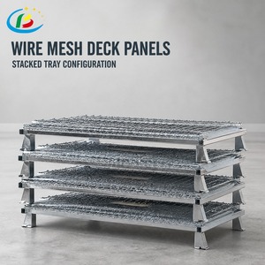 Jaula de Almacenamiento de Malla de Alambre Reforzada, Tamaño Personalizado, Recubrimiento en Polvo OEM, Color Zinc, Entrada de 4 Vías, Galvanizada, Directo de Fábrica - Product Image 5