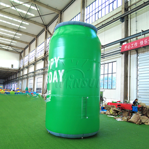 WINSUN Giant <b>Inflatable</b> Beer Can Model Green PVC <b>Inflatable</b> Can with Custom Logo for Bar Promotions and Events - Product Image 5