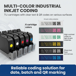<span class=keywords><strong>Cartouche</strong></span> d'<span class=keywords><strong>encre</strong></span> pour imprimante jet d'<span class=keywords><strong>encre</strong></span> Tij sur <span class=keywords><strong>commande</strong></span> en gros, blanc et noir, 12,4 mm/25,4 mm, pour imprimante jet d'<span class=keywords><strong>encre</strong></span> portable en ligne - Product Image 3