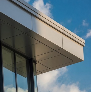 Panel Compuesto de Aluminio Gris Autolimpiante de 4 mm para Decoración Arquitectónica Exterior - Product Image 1