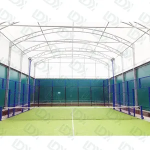 LDK运动器材帕德尔球场制造商国际标准全景玻璃帕德尔网球场带屋顶