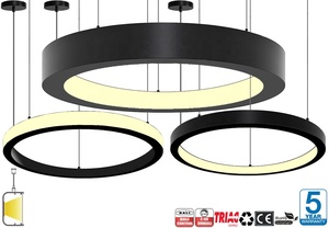 Moderno 110V/220V cerchio <span class=keywords><strong>LED</strong></span> anelli lampadari Interior Design ingegneria appesa illuminazione <span class=keywords><strong>a</strong></span> <span class=keywords><strong>sospensione</strong></span> per soggiorno