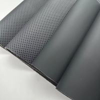 Cuir Nappa en microfibre antibactérien 1,4 mm, imperméable, résistant aux taches, résistant à l'abrasion, matériau élastique pour volant