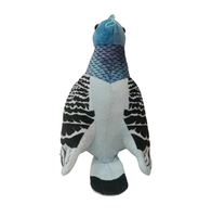 Jouet Animal en peluche Pigeon blanc mignon personnalisé décor à la maison animé pour l'anniversaire des enfants PP coton rempli Pigeon poupée cadeau