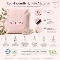 Sacs d'expédition compostables personnalisés de qualité supérieure à livraison rapide pour les marques de mode influenceuses et l'expédition e-commerce à volume élevé