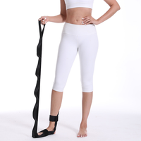 Yoga Stretching Strap Longueur 115cm Calf Stretcher Custom Pilates Strap pour Jambe Cuisse et Ischio-jambiers