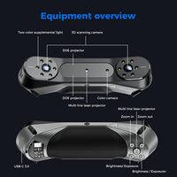 Escáner 3D Creality Raptor de Grado Metrológico con Precisión de 0.02 mm, 7 Láseres Azules y Antivibración para Proyectos Automotrices e Ingeniería