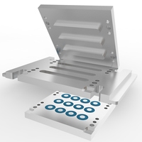 Mold Maker Custom Compress Molding Tool Silicone Rubber Compression Mold for Polyurethane