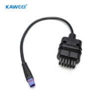 Rangkaian Kabel Tahan Air Micro Fit 3.0mm 2-24Pin Konektor Header IP67 Berisolasi PVC untuk Elektronik Otomotif