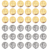 Monedas Piratas de Plástico, Doradas y Plateadas, 30mm, Ecológicas, Personalizadas, Fichas de Juego para Póker, Mahjong, Juegos de Mesa, Decoración de Cofres del Tesoro