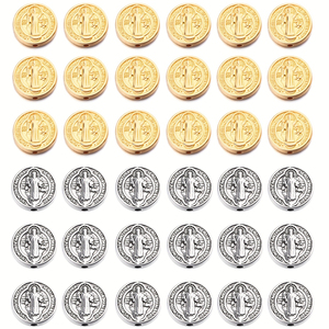 Jetons de jeu personnalisés en plastique, imitation pièces de pirate <span class=keywords><strong>or</strong></span> et argent, 30 mm, écologiques, pour <span class=keywords><strong>poker</strong></span>, mahjong, jeux de société et décoration de coffre au trésor - Product Image 6