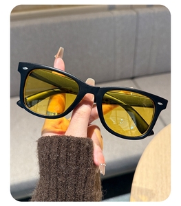 แว่นกันแดดโพลาไรซ์ UV400 รุ่นคลาสสิค แบรนด์ <span class=keywords><strong>Ban</strong></span> <span class=keywords><strong>Ray</strong></span> ทรง <span class=keywords><strong>Retro</strong></span> Rice Nail แว่นตาแฟชั่นสำหรับผู้ชายและผู้หญิง - Product Image 3