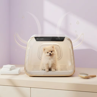 Séchoir intelligent de luxe 70L en plastique écologique pour animaux de compagnie, 45dBA, fonctionnement silencieux, filtres amovibles pour chats, chiens et salle de bain