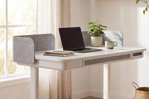 <span class=keywords><strong>Escritorio</strong></span> de Pie para Gamers, <span class=keywords><strong>con</strong></span> un Solo Motor, un Cajón, Tablero de Fieltro, Compacto, Ahorra Espacio, Estructura Estable - Product Image 2