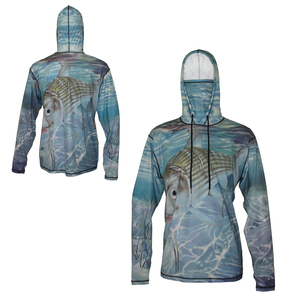 Ropa de Pesca Sublimada, Sudadera con Capucha de Manga Larga para Pesca, Ajustable, Sudaderas de Pesca para Hombre con Logotipo Personalizado - Product Image 6