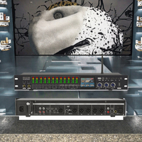 CLAM-KS-8Pro Processeur Audio Numérique Professionnel 1.5U en Métal, Effet Anti-Réverbération, Suppresseur de Retour, Contrôle Stéréo par Bouton, 200W+