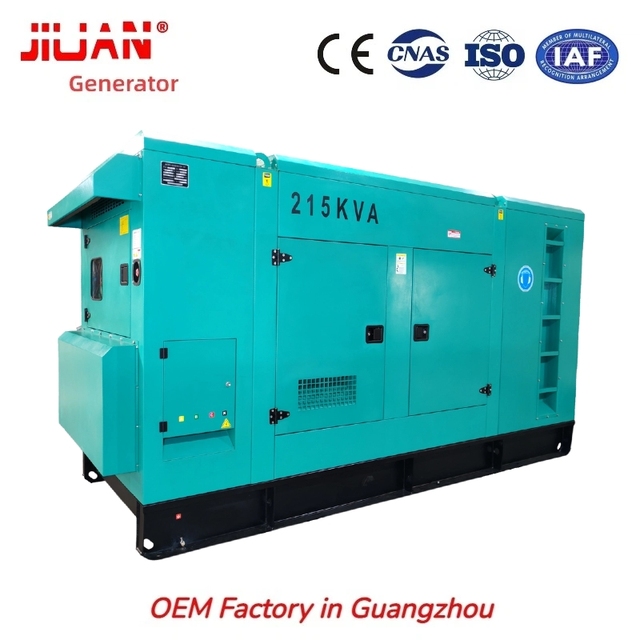Weichai WP10D238E200 172kW 215kva Diesel Generator with ATS Option 50Hz Frequency Super Silent Type Backup Generator for Hotel