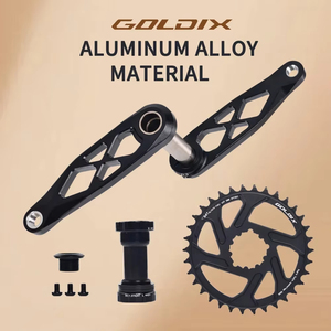 GOLDIX Pédalier MTB BSA 24mm 165mm 170mm 175mm Montage direct R-<span class=keywords><strong>SPEC</strong></span> Trail Hollow Bike Crank Spindle DH AM XC pour <span class=keywords><strong>Shimano</strong></span> SRAM - Product Image 5