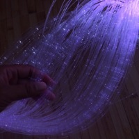 Nouvelle décoration de table d'événements en fibre optique LED 16W