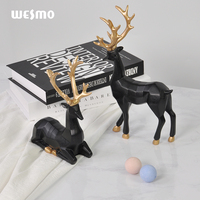 Statue d'animaux de Style nordique minimaliste, accessoires de bureau pour la maison, décoration, cadeaux d'affaires, décorations pour la maison