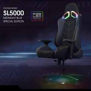 2022 USA kho silla Gamer ghế <span class=keywords><strong>vertagear</strong></span> sl5000se Nửa Đêm màu xanh chơi game stuhl Led RGB chơi game ghế với chỗ để chân - Product Image 3