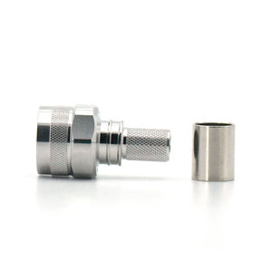 रायनूल कम पीम एन पुरुष सीधे कनेक्टर क्रिंप 50 ओएचएम एलएमआर400 एन प्लग कनेक्टर - Product Image 2