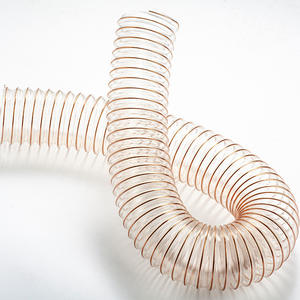 <span class=keywords><strong>Tuyau</strong></span> de particules d'<span class=keywords><strong>aspiration</strong></span> de poussière industrielle 0.6mm Tube télescopique en polyuréthane Fil d'acier Ventilation d'échappement Coupe de fil d'acier PU - Product Image 6