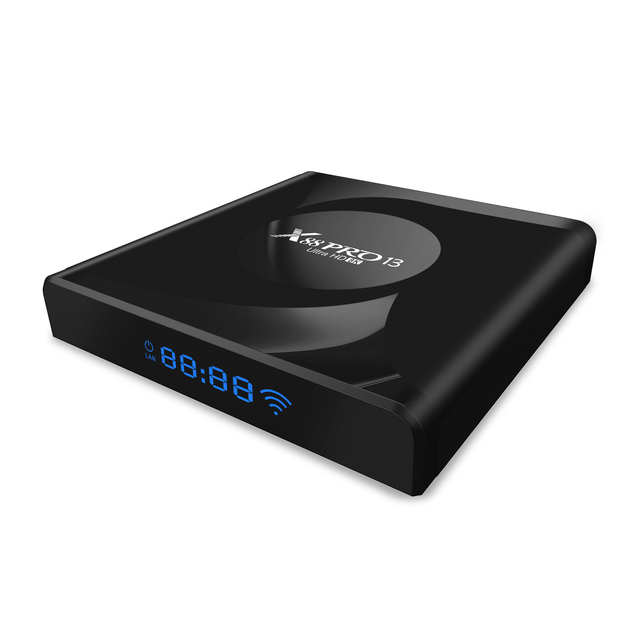 X88 Pro 13 Android TV Box with RK3528 Quad Core Fast Dual WiFi 6 HD Video Output 2USB Port TF Card for 8K Android 13 Set-Top Box