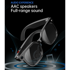 Lunettes Intelligentes S3 Ultra AI avec Caméra 5MP, Vidéo 1080P, Anti-tremblement, <span class=keywords><strong>Traduction</strong></span> IA, Chat IA, Photos 20MP, 7h de Musique, Charge Magnétique, Streaming en Direct - Product Image 4
