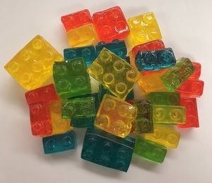 Gommes à bonbons en forme de <span class=keywords><strong>LEGO</strong></span>, 1 pièce, à usage en laboratoire - Product Image 1