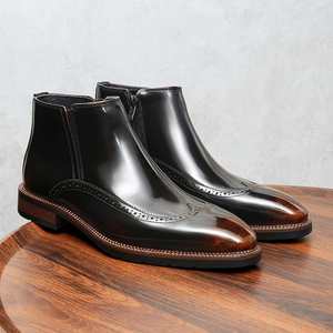 Zapatos de Cuero Formales de Negocios para Hombre, Última Moda, Clásicos, Casuales, con Cordones, Cómodos - Product Image 3