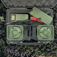 Appareil d'appel d'oiseaux MP3 télécommandé pour le canard, alimenté par batterie, haut-parleur intégré 50W, matériau ABS durable, 2 leurres de chasse