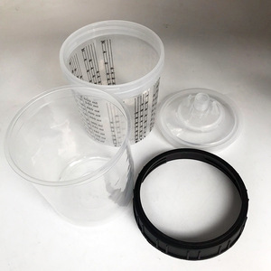 Vaso Externo Reutilizable de Plástico PP <span class=keywords><strong>para</strong></span> <span class=keywords><strong>Pistola</strong></span> de Pulverización por Gravedad de 600 ml, Repuesto <span class=keywords><strong>para</strong></span> Mezclar <span class=keywords><strong>Pintura</strong></span> - Product Image 3