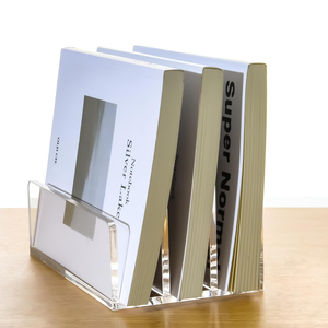 Organizzatore Postale a Tre Scomparti, Cassetta Postale <span class=keywords><strong>da</strong></span> <span class=keywords><strong>Scrivania</strong></span> Verticale, Classificatore di Documenti, Organizzatore <span class=keywords><strong>da</strong></span> <span class=keywords><strong>Scrivania</strong></span> in Acrilico, Forniture per Ufficio - Product Image 1