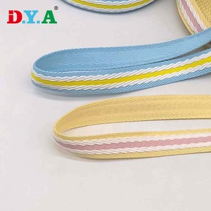 Hot Bán Đầy Màu Sắc Dây Đeo <span class=keywords><strong>2Cm</strong></span> Dệt Sọc <span class=keywords><strong>Polyester</strong></span> Vải Cho Con Chó Dây Xích Phụ Kiện - Product Image 2