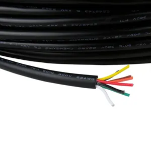 UL2464 أسلاك إلكترونية متعددة النواة 22awg 24awg 26awg كابلات نحاسية مرنة مجدولة