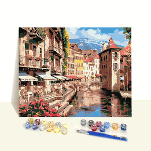 Diy <span class=keywords><strong>pintura</strong></span> por números lienzo acrílico <span class=keywords><strong>pintura</strong></span> al óleo junto al lago Diy <span class=keywords><strong>pintura</strong></span> por números Kits para adultos - Product Image 1