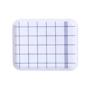 Five And Harmony Melamine Bowl Set Round Grid Pattern With Lid For Dessert Storage Daily Use - Product Image 2